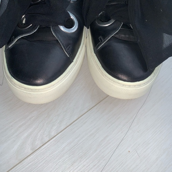 Voile Blanche Vintage Leather Platform Sneakers B&W Size 40 (US 9.5) - Picture 14 of 14